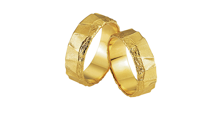 05159+05160-wedding rings, gold 750